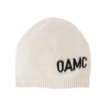 logo knit beanie hat