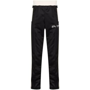 logo print track pants