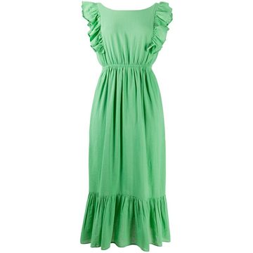 Joyce ruffle-sleeve dress