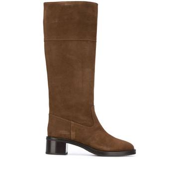 block-heel riding boots