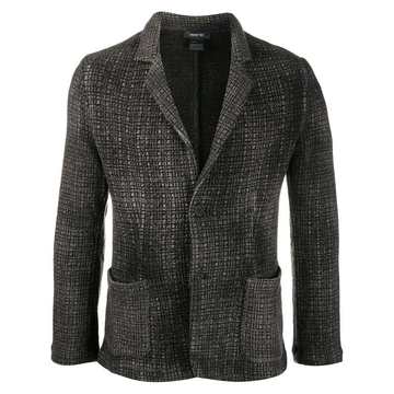 check pattern blazer