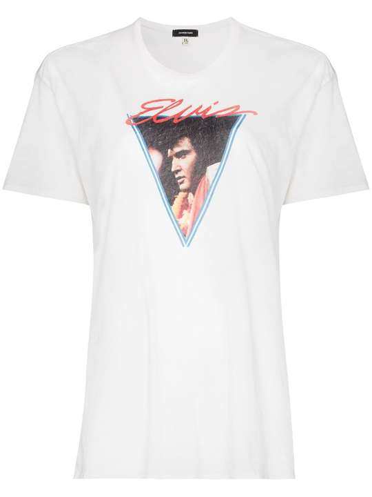 Vegas Elvis Boy printed cotton and cashmere T-shirt展示图