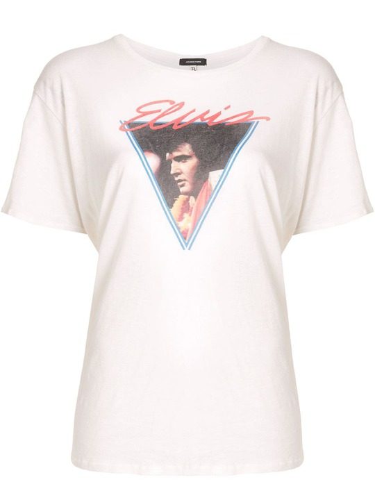 Vegas Elvis Boy printed cotton and cashmere T-shirt展示图