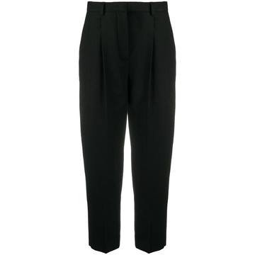 cropped tailored trousers