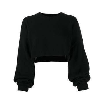 cropped oversized jumper