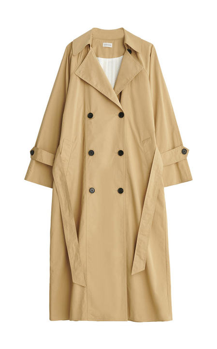 Ramalo Organic Cotton Trench Coat展示图