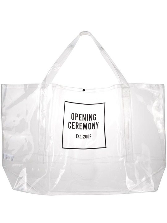 giant Box Logo transparent tote bag展示图