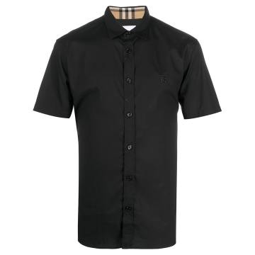 embroidered TB short-sleeved shirt