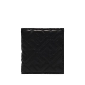 logo embossed billfold wallet