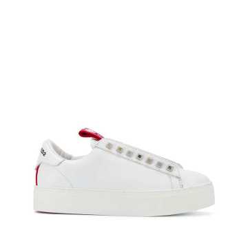 slip-on trainers with stud detailing