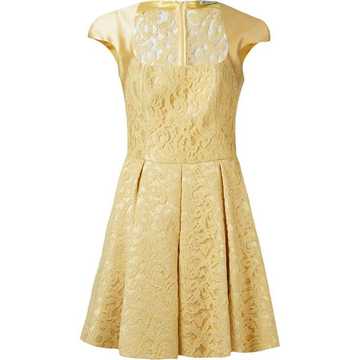 'marescot' lace flared dress