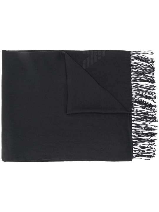 fringed logo scarf展示图