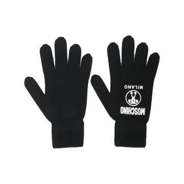 double question mark gloves