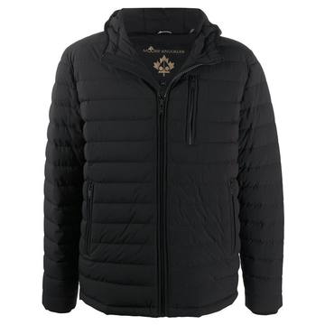 quilted zip-up jacket