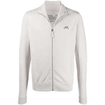 cover stitch zip jumper