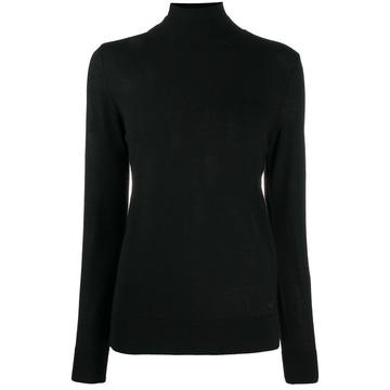 roll neck fine knit jumper