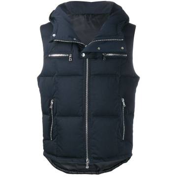 down filled padded gilet