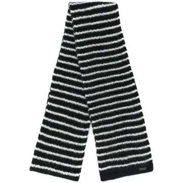 stripe wool scarf