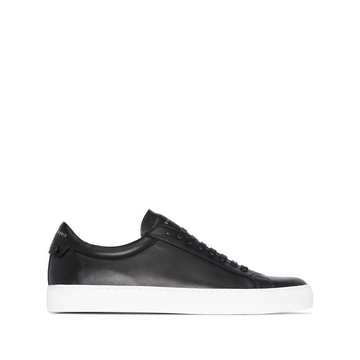 black Urban Street leather sneakers