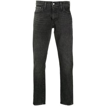 mid-rise slim fit jeans