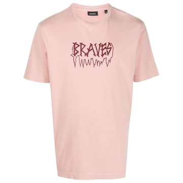 Braves print round neck T-shirt