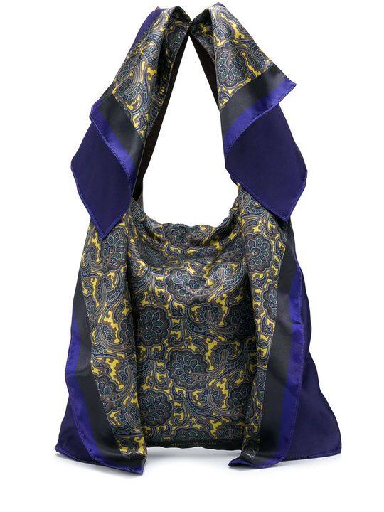 paisley scarf tote bag展示图