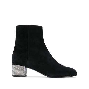 crystal-embellished ankle boots