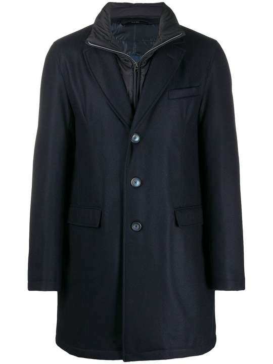 layered single-breasted coat展示图