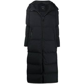 long Laminar padded coat