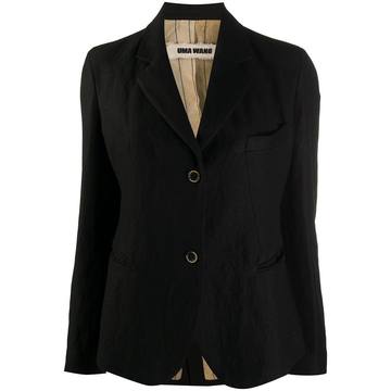 single-breasted blazer