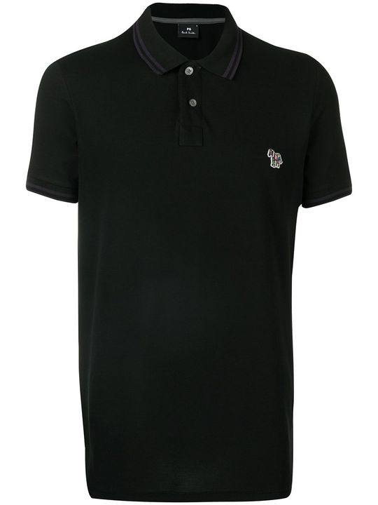 embroidered logo polo shirt展示图