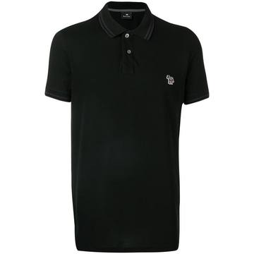 embroidered logo polo shirt