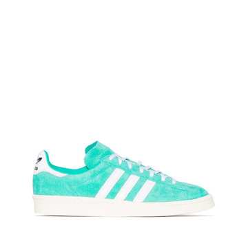 green Campus low top suede sneakers