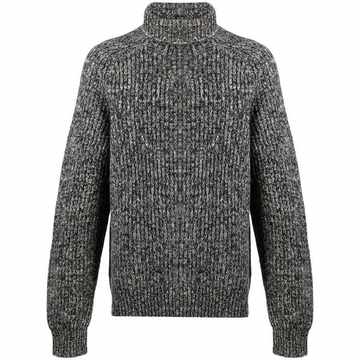 ribbed roll neck jumper