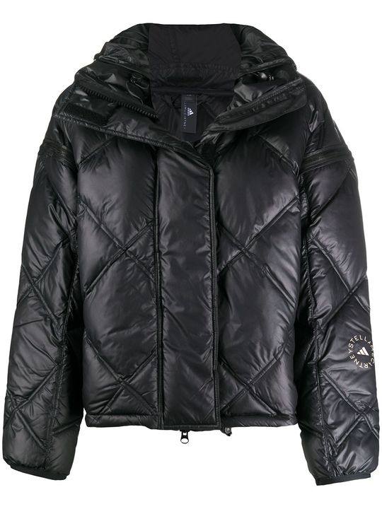 convertible hooded puffer jacket展示图