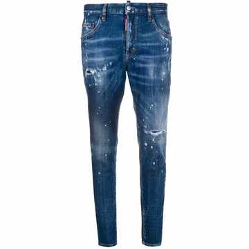 distressed skinny jeans