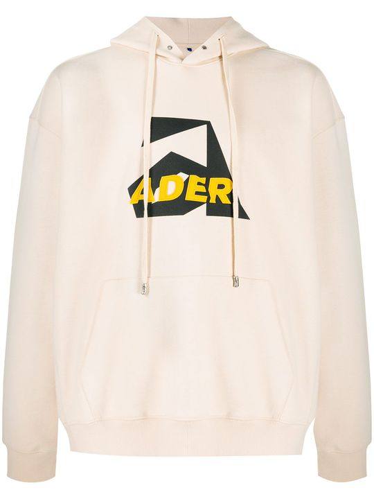 graphic-print long-sleeved hoodie展示图