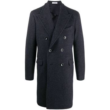 double-breasted overcoat