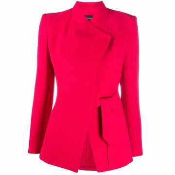 side-tie tailored jacket