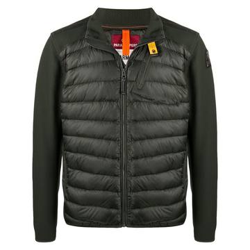 zipped-up padded jacket