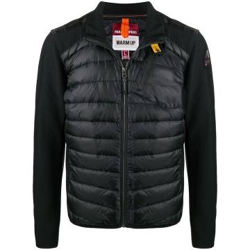 zipped-up padded jacket