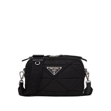 quilted padded shoulder bag