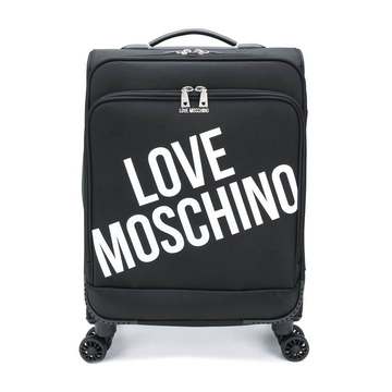 logo-print luggage