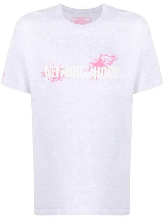 logo print T-shirt展示图