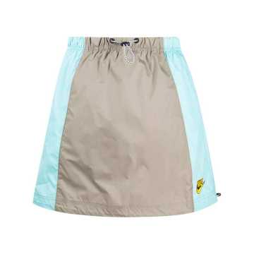 drawstring panelled skirt