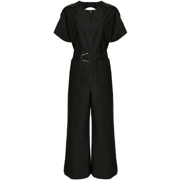 SS BACK CUTOUT JUMPSUIT