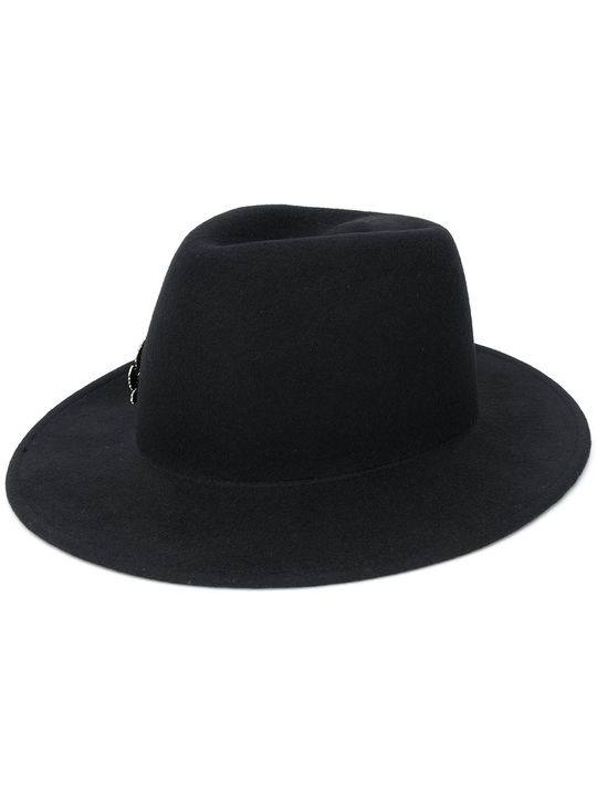 wool hat with silver-tone embellishment展示图