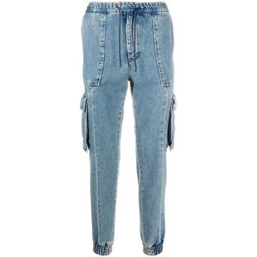 denim cargo trousers