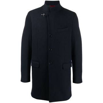 wool mix duffle jacket