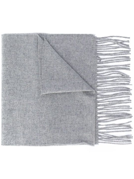 merino wool fringed scarf展示图